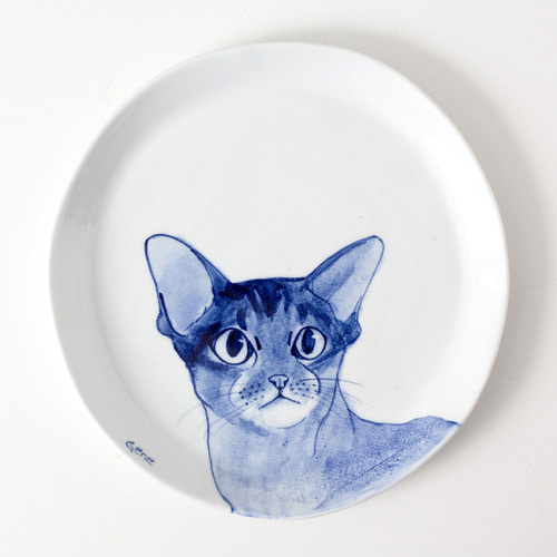 [오유진] 고양이 접시 - 멋지냥 6종