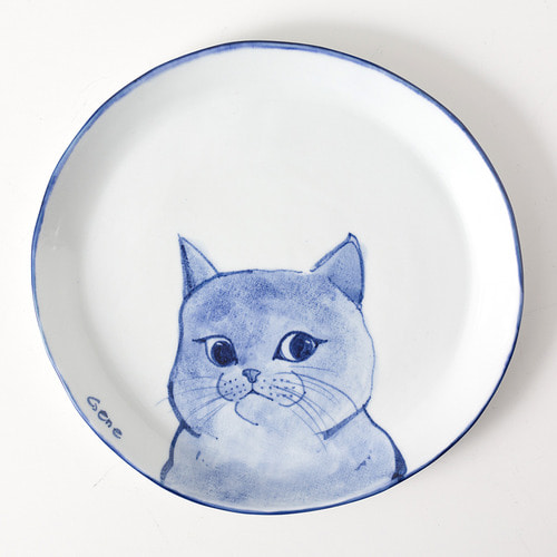 [오유진] 고양이 접시 - 개구지냥 7종